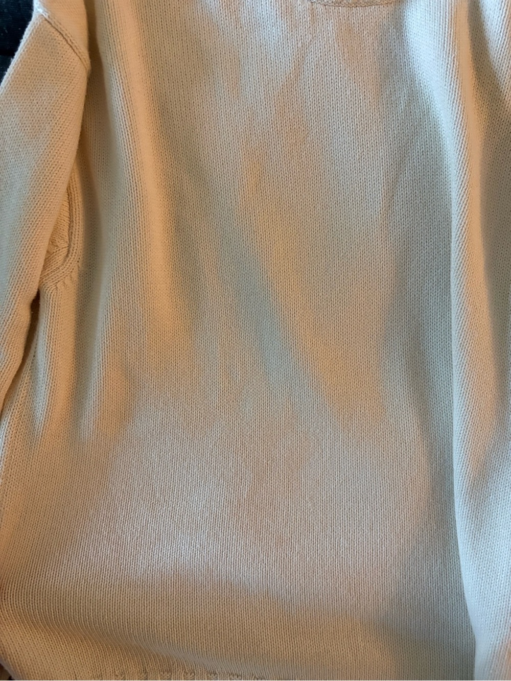 DONNI. Relaxed Crewneck Sweater in Cream - Picture 7 of 9